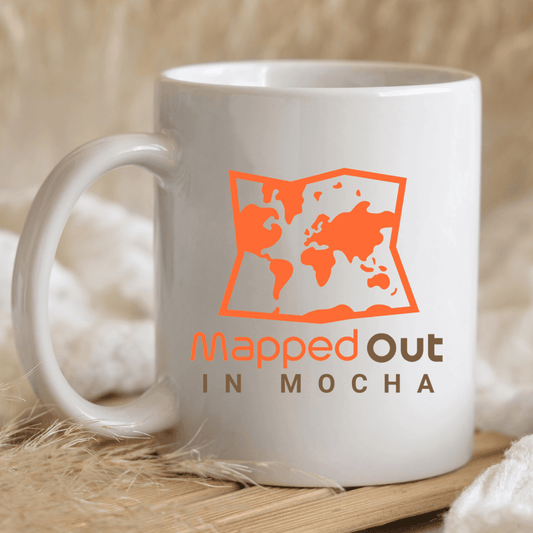 Mapped out in mocha Mug - Mood In A Mug