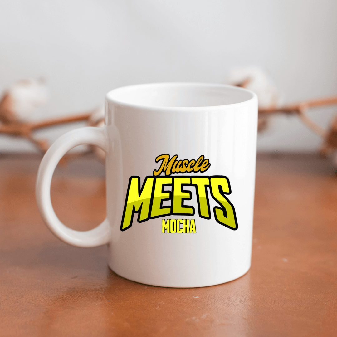 Muscle meets mocha Mug - Mood In A Mug