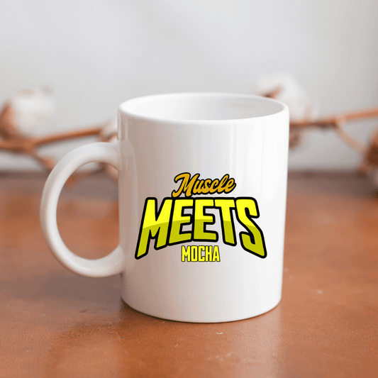 Muscle meets mocha Mug - Mood In A Mug
