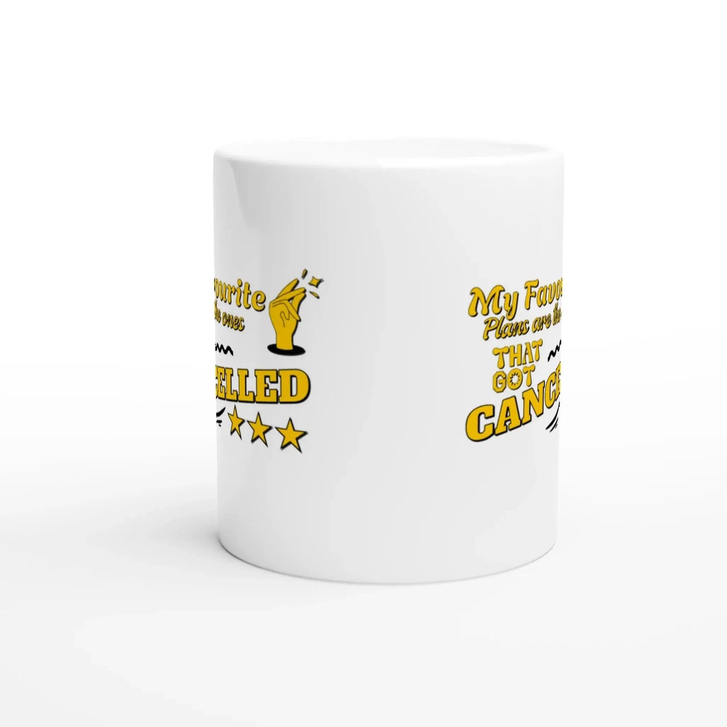 My Favourite Plans Are The Ones That Got Cancelled Mug - Mood In A Mug