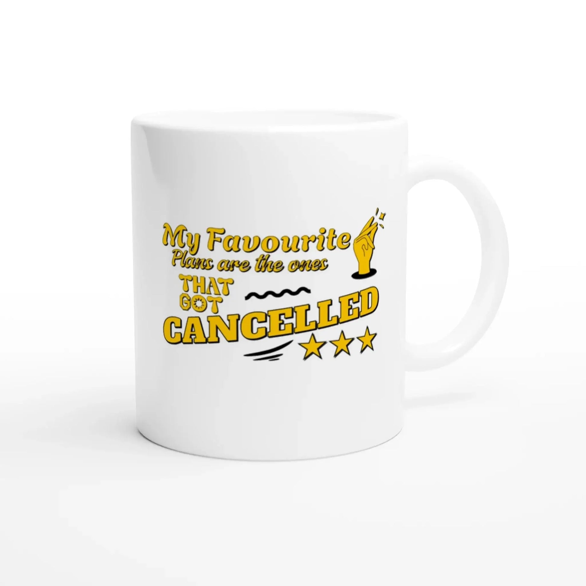 My Favourite Plans Are The Ones That Got Cancelled Mug - Mood In A Mug