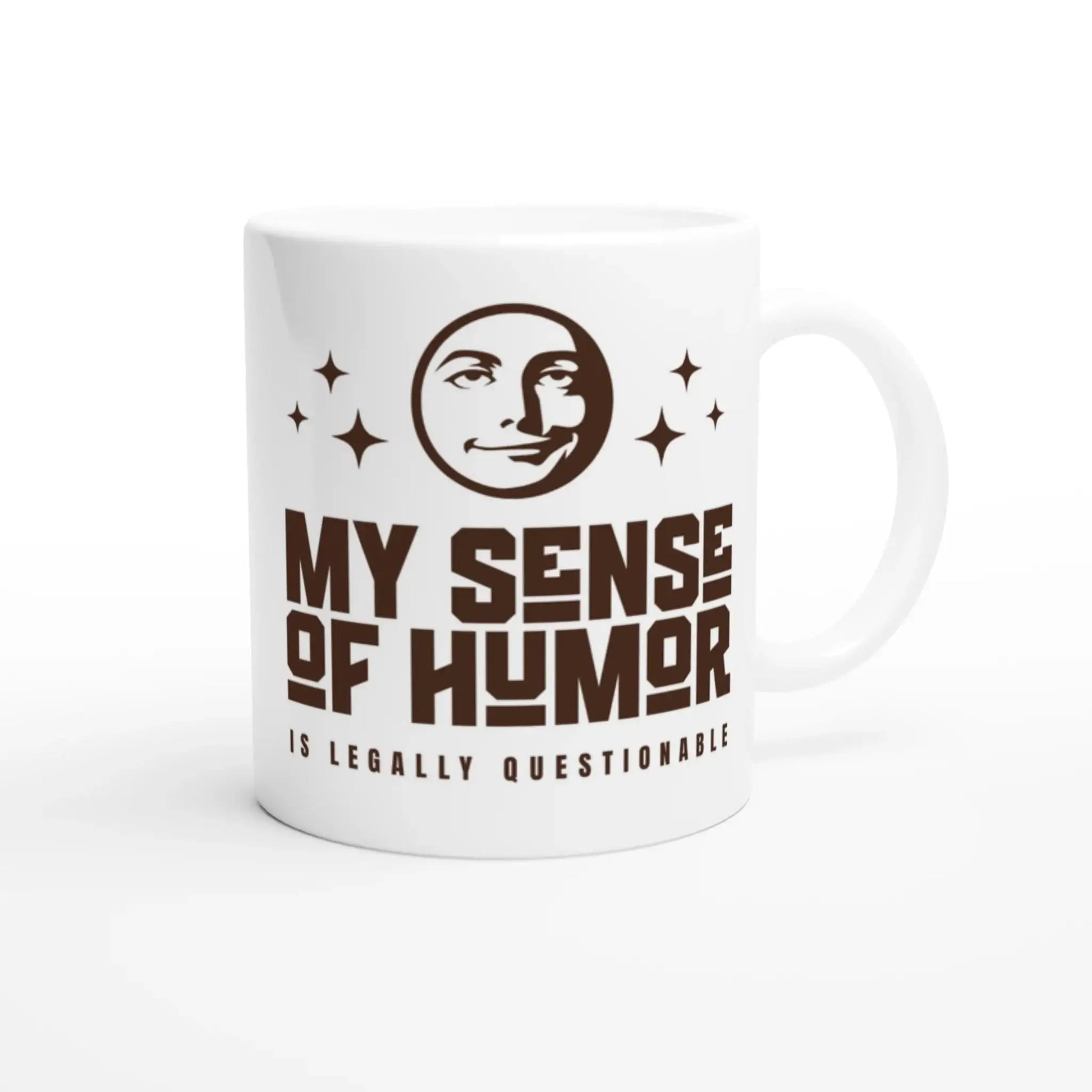 My Sense of Humor is Legally Questionable Mug - Mood In A Mug