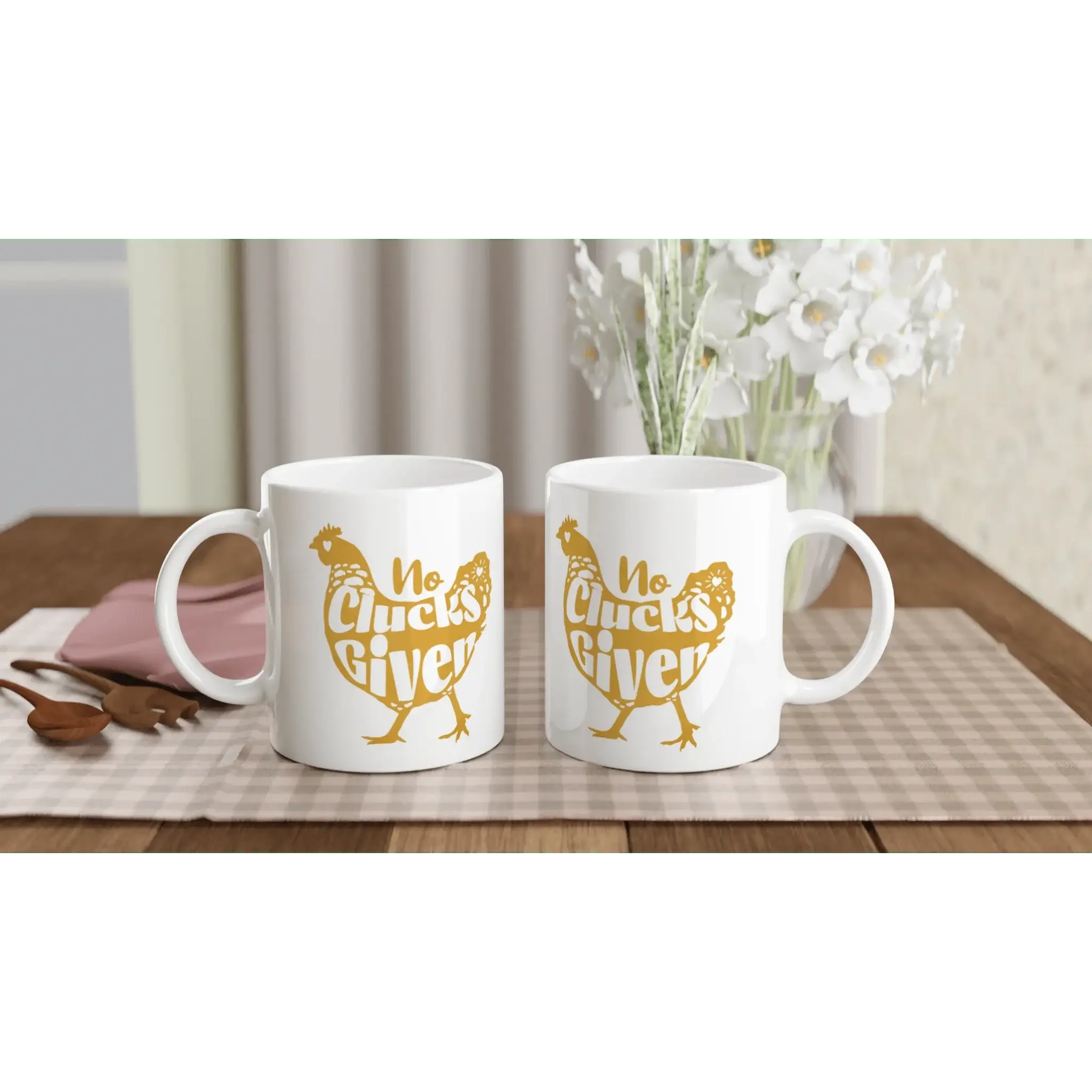 No Clucks Given Mug - Mood In A Mug