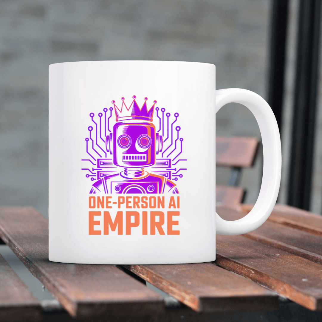 One person Ai empire mug - Mood In A Mug