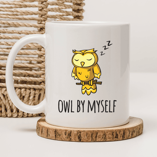 OWL BY MYSELF MUG - Mood In A Mug