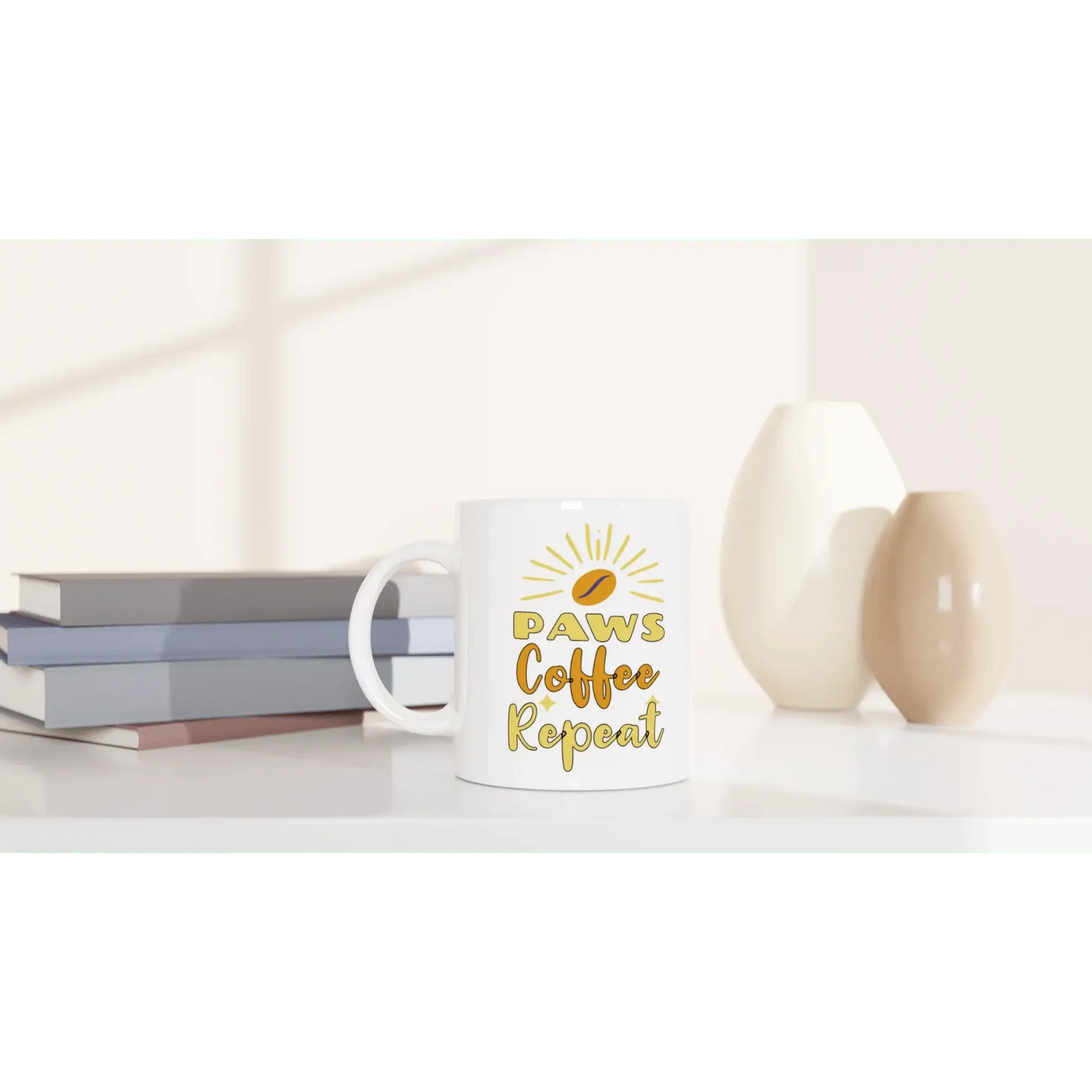 Paws, coffee, repeat Mug - Mood In A Mug