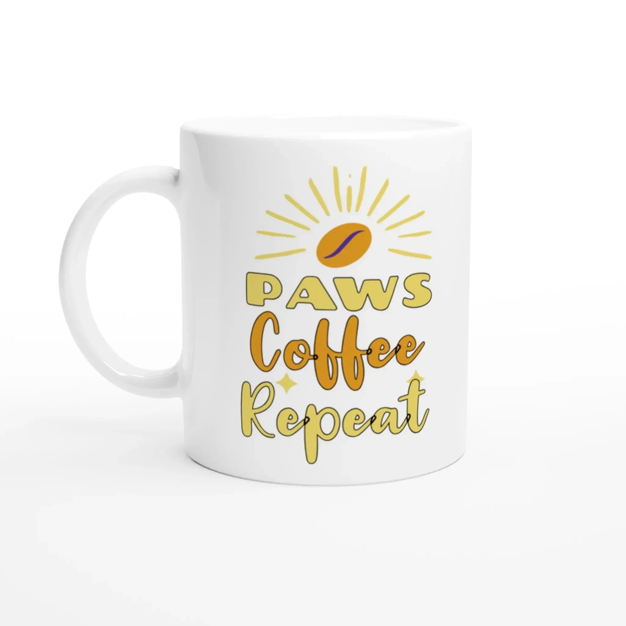 Paws, coffee, repeat Mug - Mood In A Mug