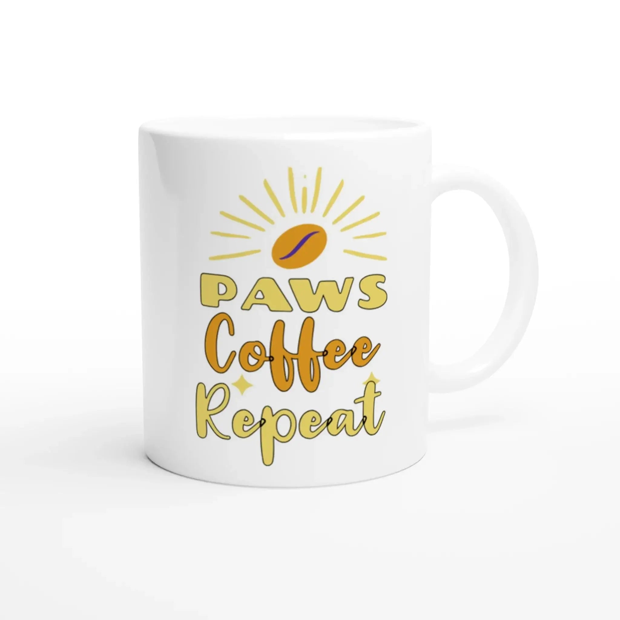 Paws, coffee, repeat Mug - Mood In A Mug