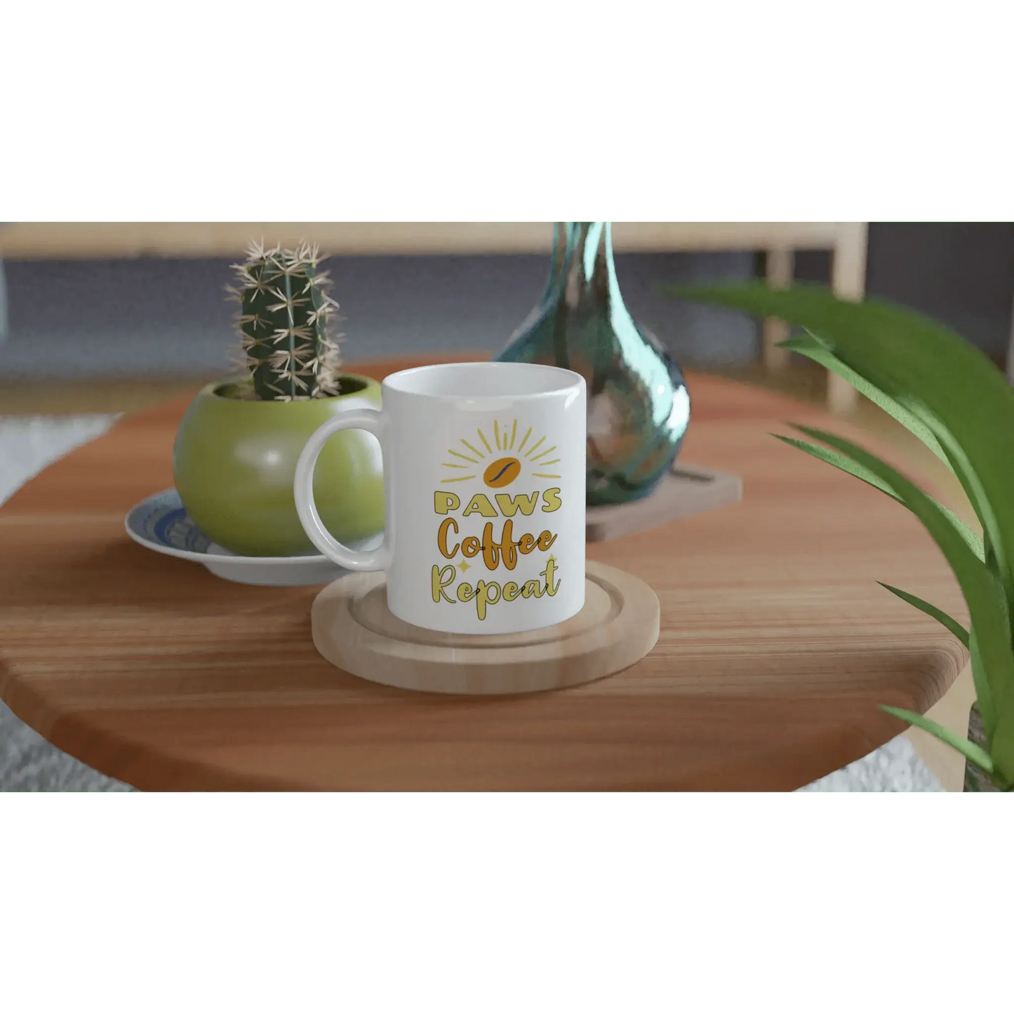 Paws, coffee, repeat Mug - Mood In A Mug