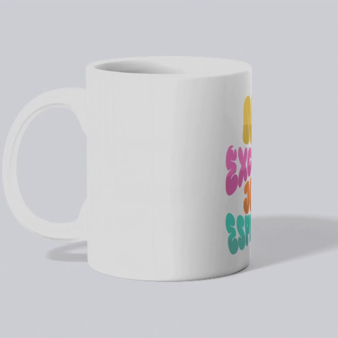 No excuses. Just espresso – the perfect driven mug for focused coffee lovers.
