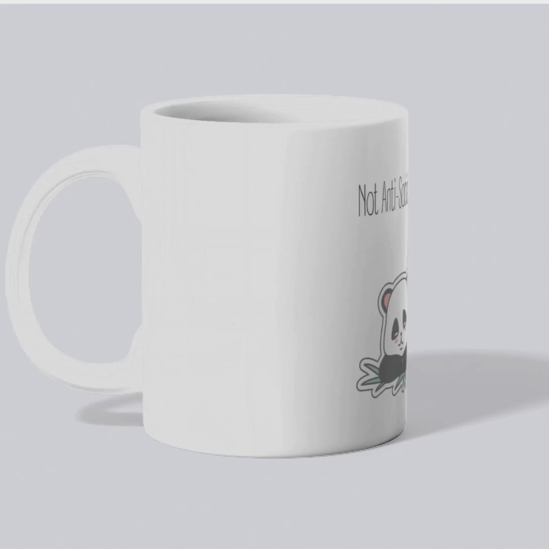 Relax into Bliss with Panda Serenity – the perfect cute panda mug for relaxed coffee lovers.