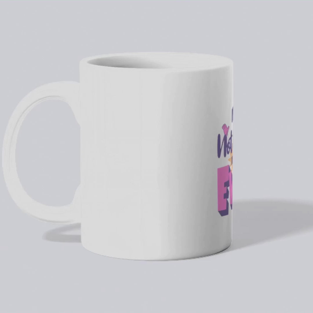 Nope. Not today. Not ever – the perfect defiant coffee mug for setting firm boundaries.