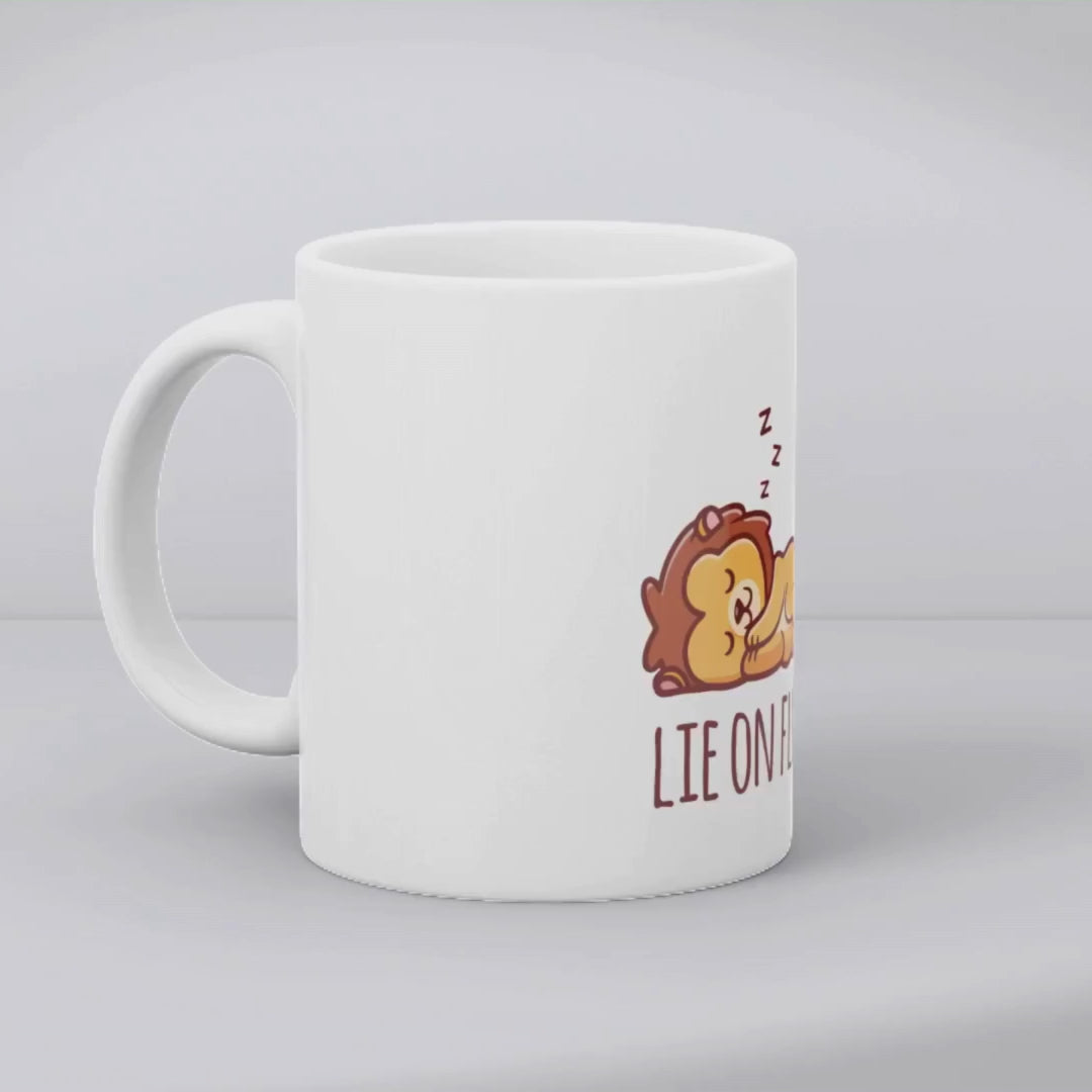 LIE ON FLOOR MUG
