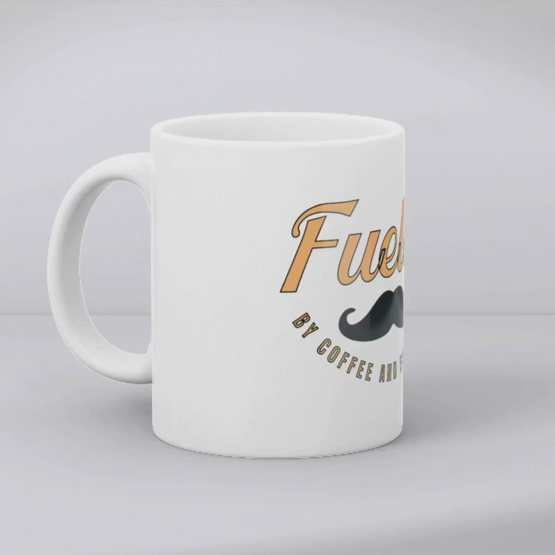 Fueled by coffee and endorphins – the perfect energetic mug for active coffee lovers.