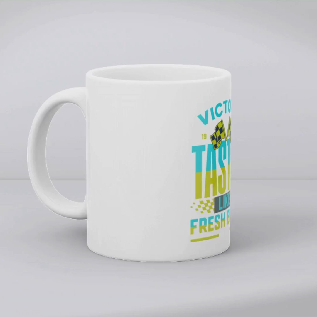 Victory tastes like fresh brew Mug