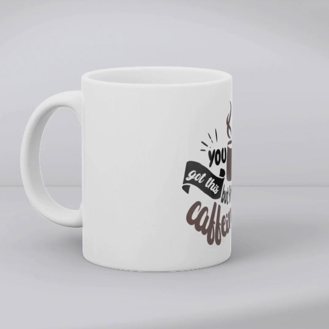 Boost your day with Caffeine – the perfect caffeine coffee mug for energy-seeking coffee lovers.