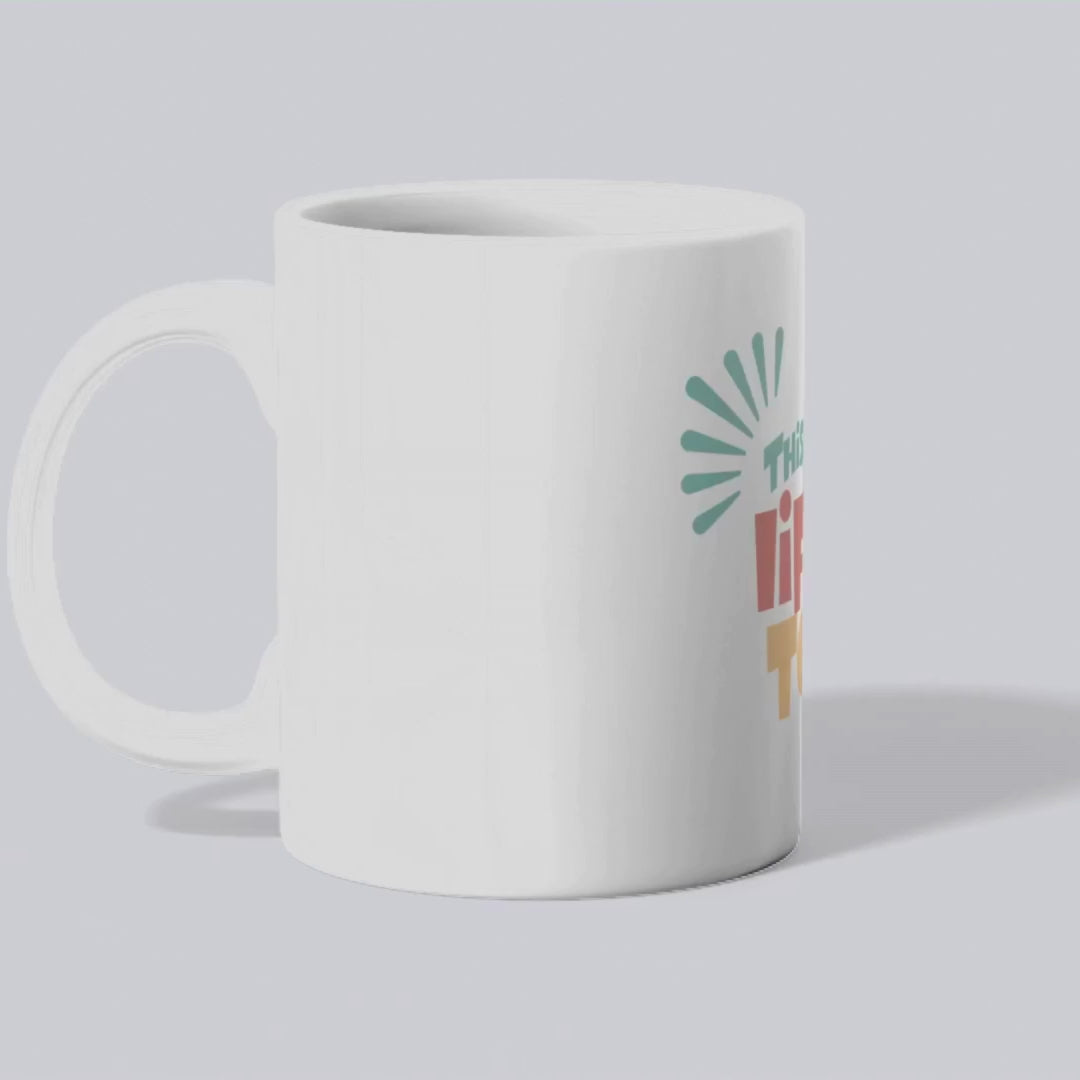 This mug lifts too Mug