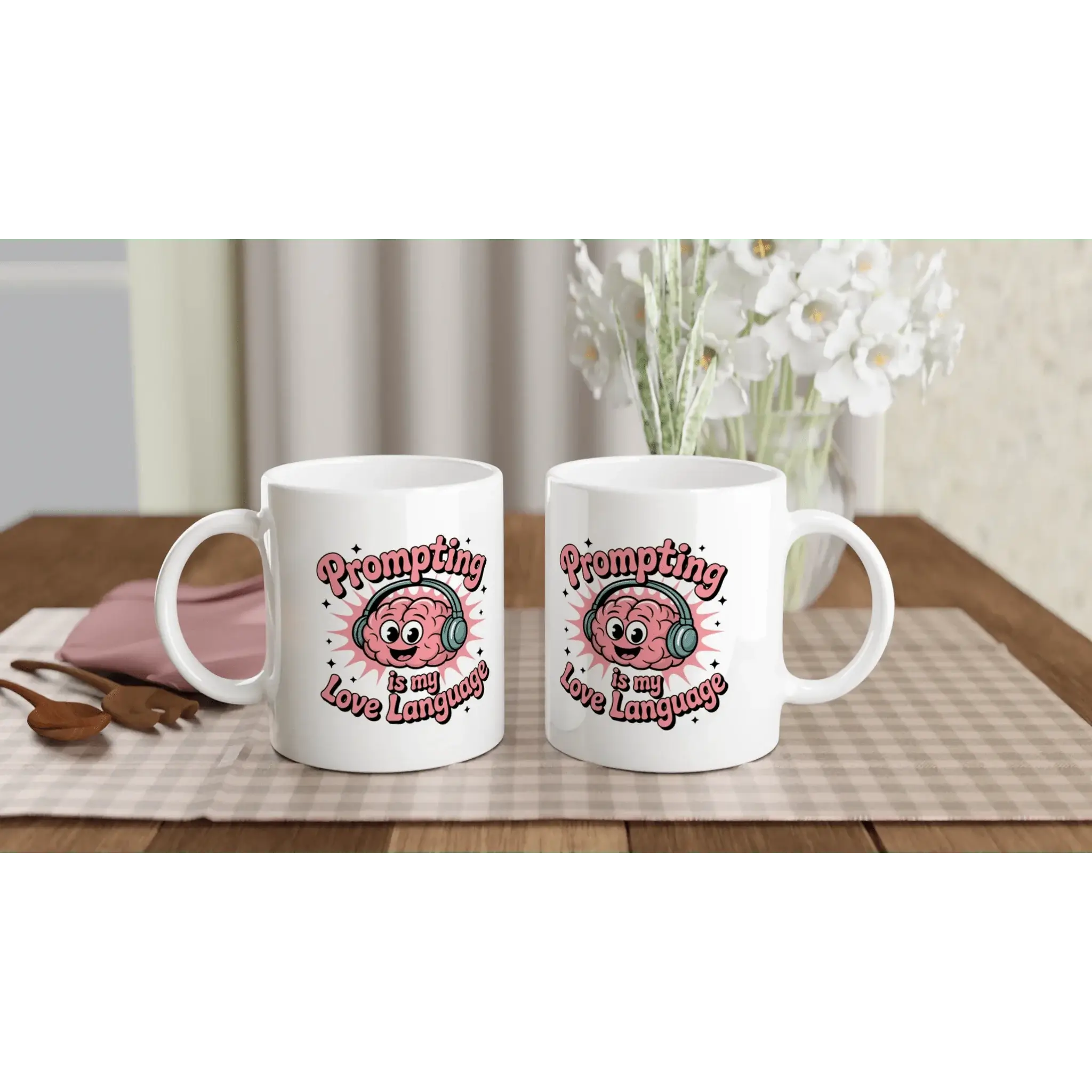 Prompting is my love language mug - Mood In A Mug
