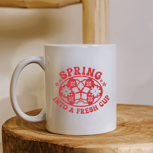 Spring into a fresh cup Mug - Mood In A Mug