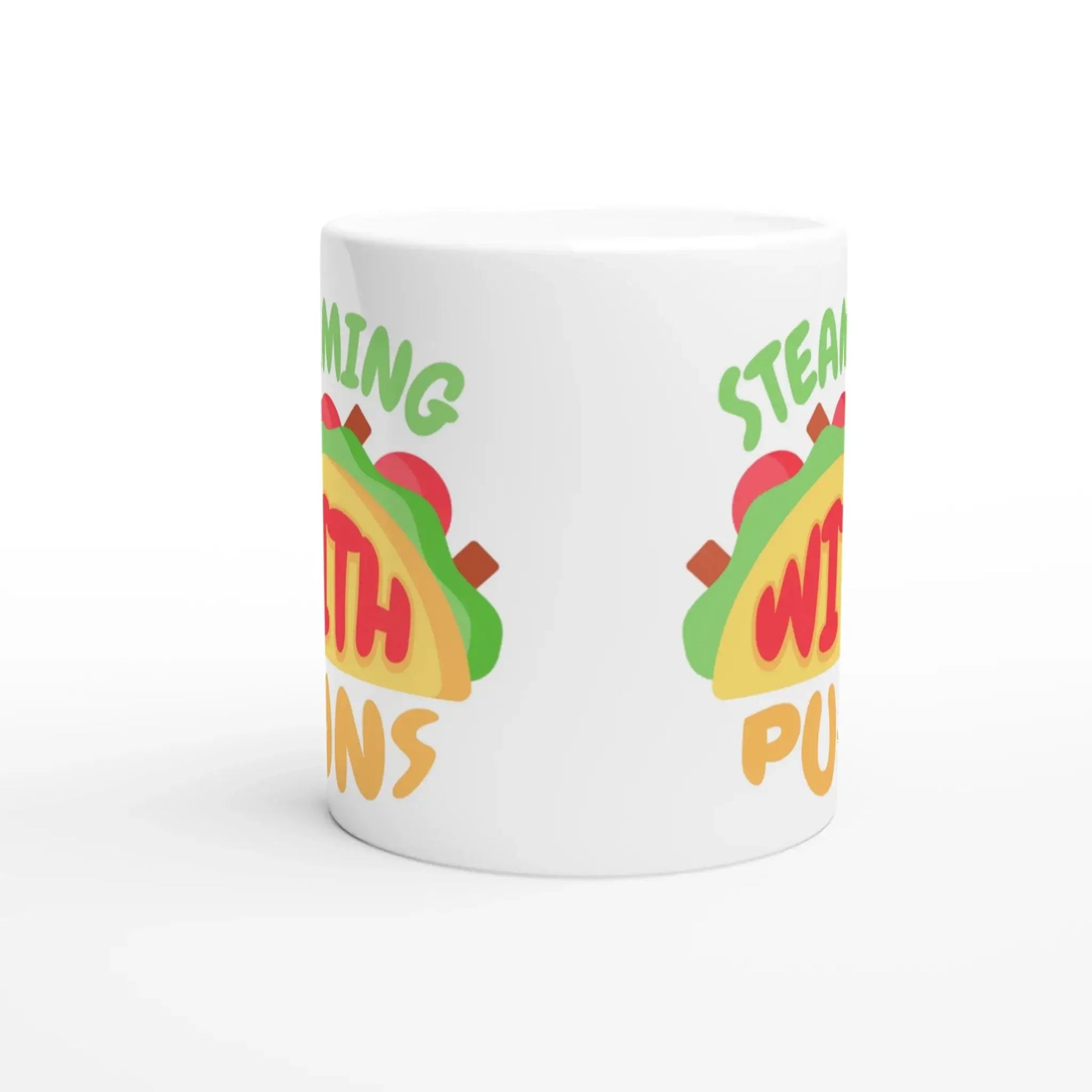 Steaming with puns Mug - Mood In A Mug