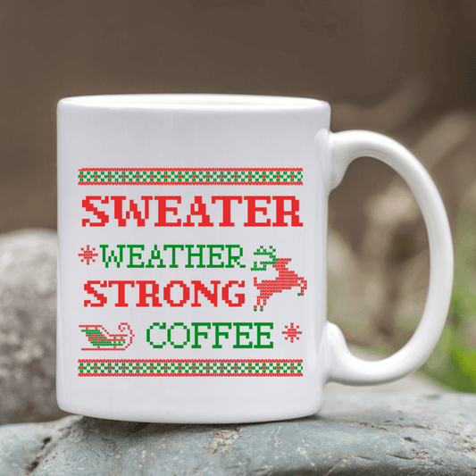 Sweater weather. Strong coffee Mug - Mood In A Mug