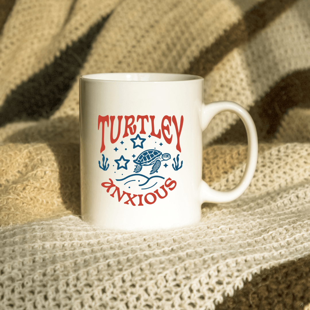 Turtley Anxious Mug - Mood In A Mug
