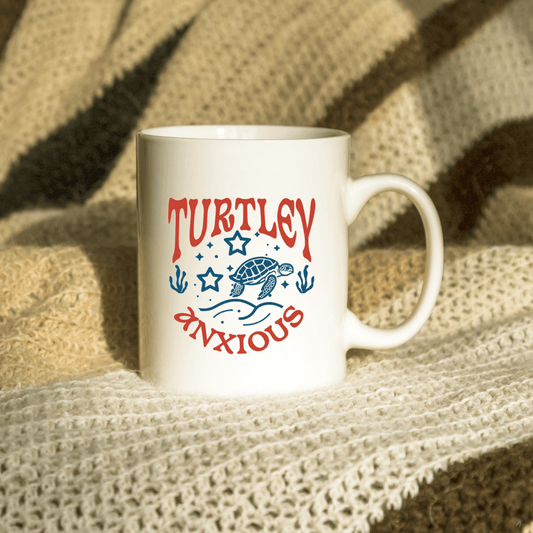 Turtley Anxious Mug - Mood In A Mug