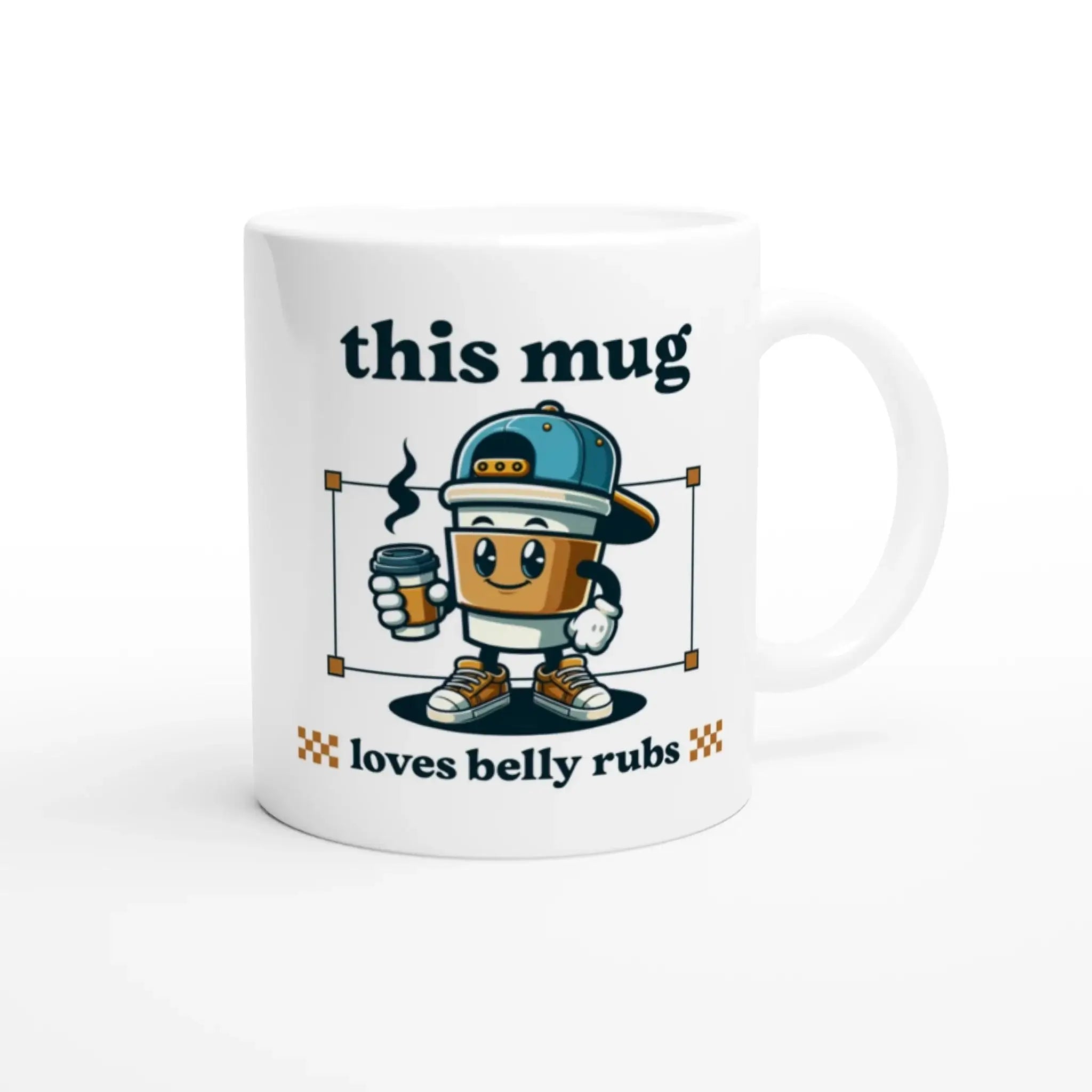 White 11oz Ceramic Mug - Mood In A Mug