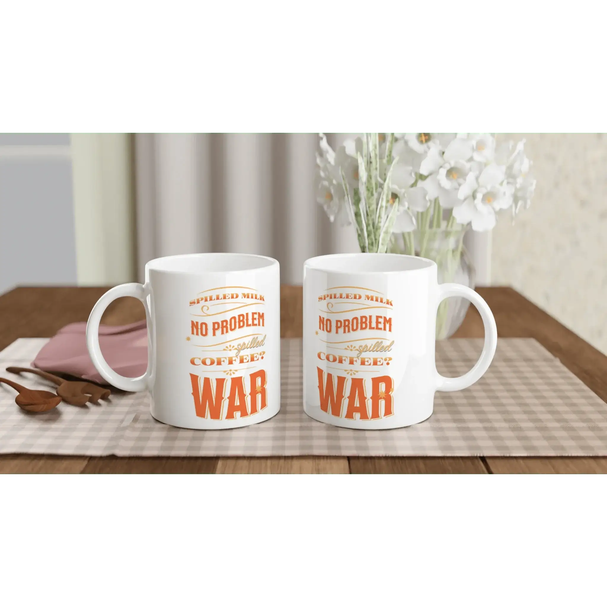 White 11oz Ceramic Mug - Mood In A Mug