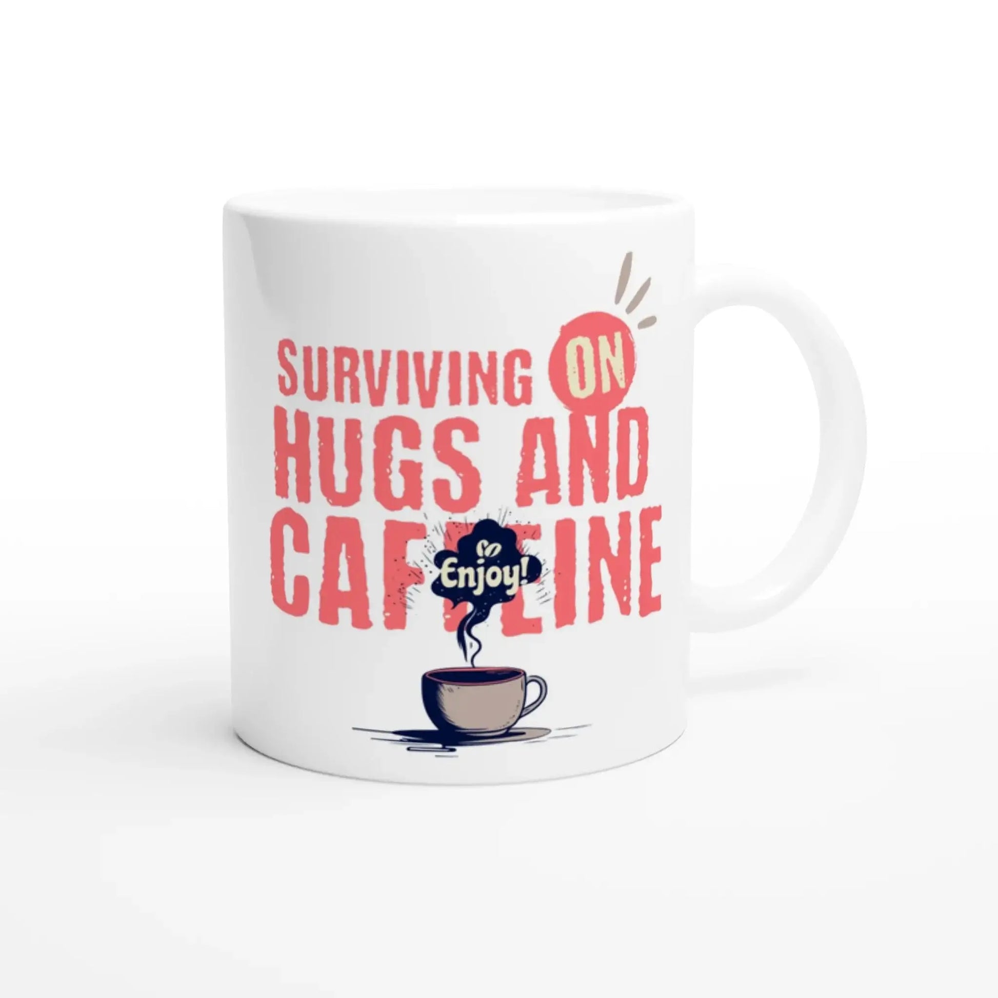 White 11oz Ceramic Mug - Mood In A Mug