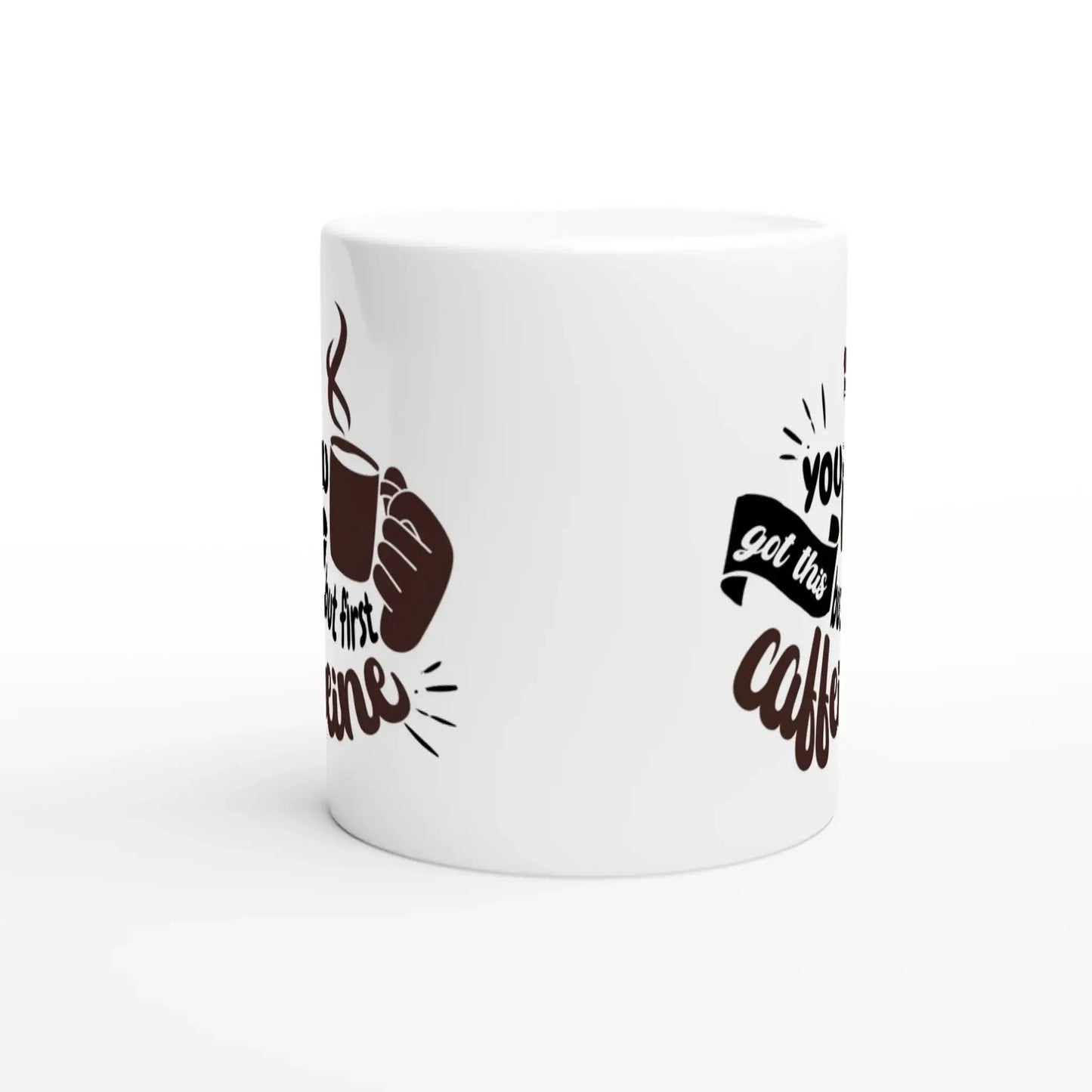 White 11oz Ceramic Mug - Mood In A Mug