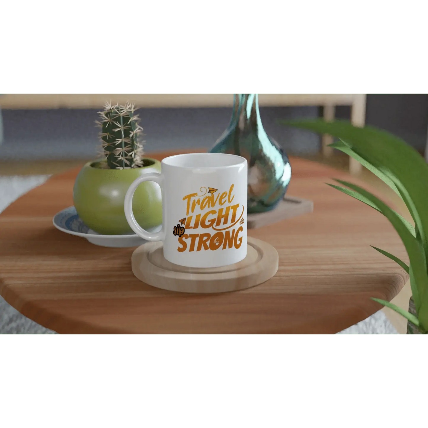 White 11oz Ceramic Mug - Mood In A Mug