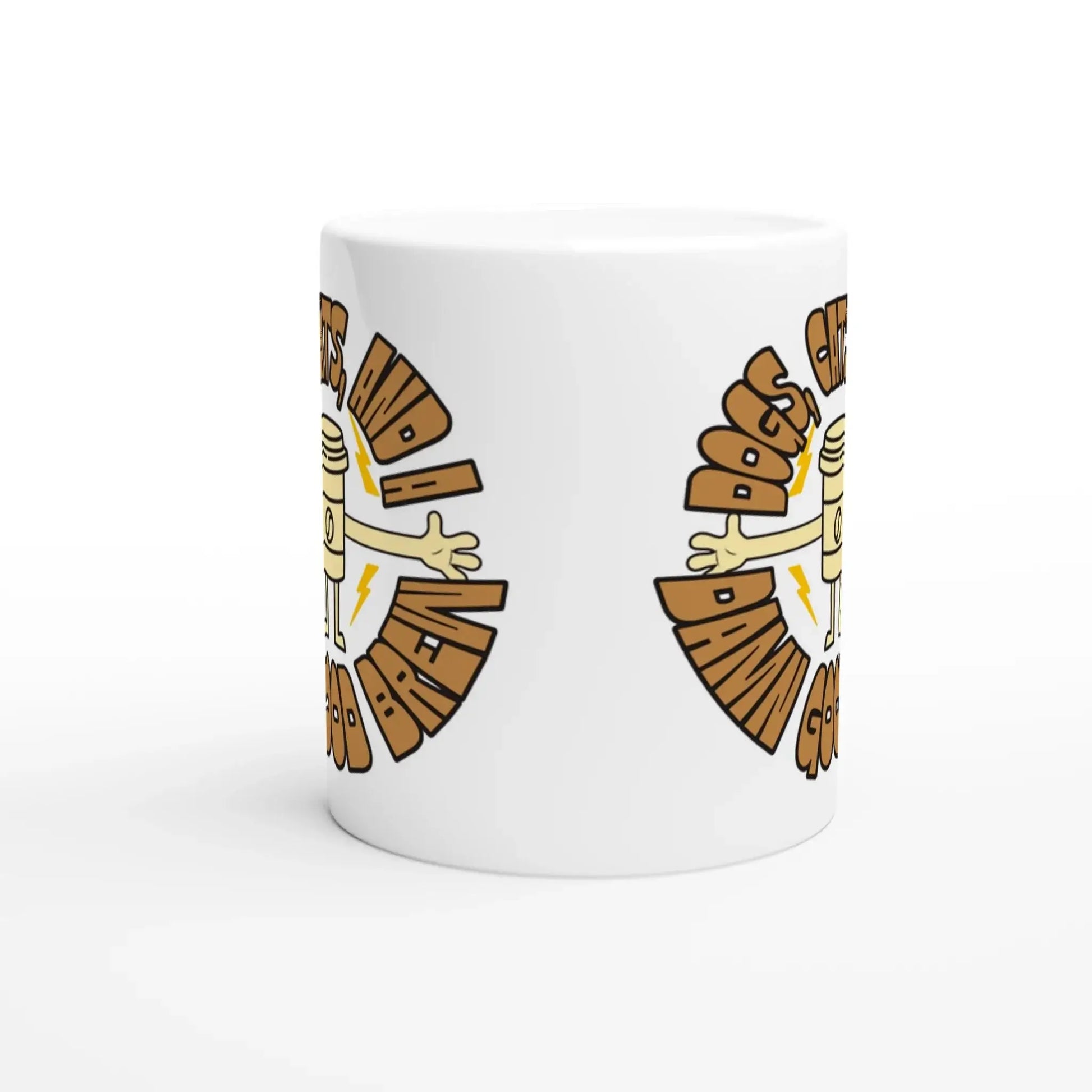 White 11oz Ceramic Mug - Mood In A Mug