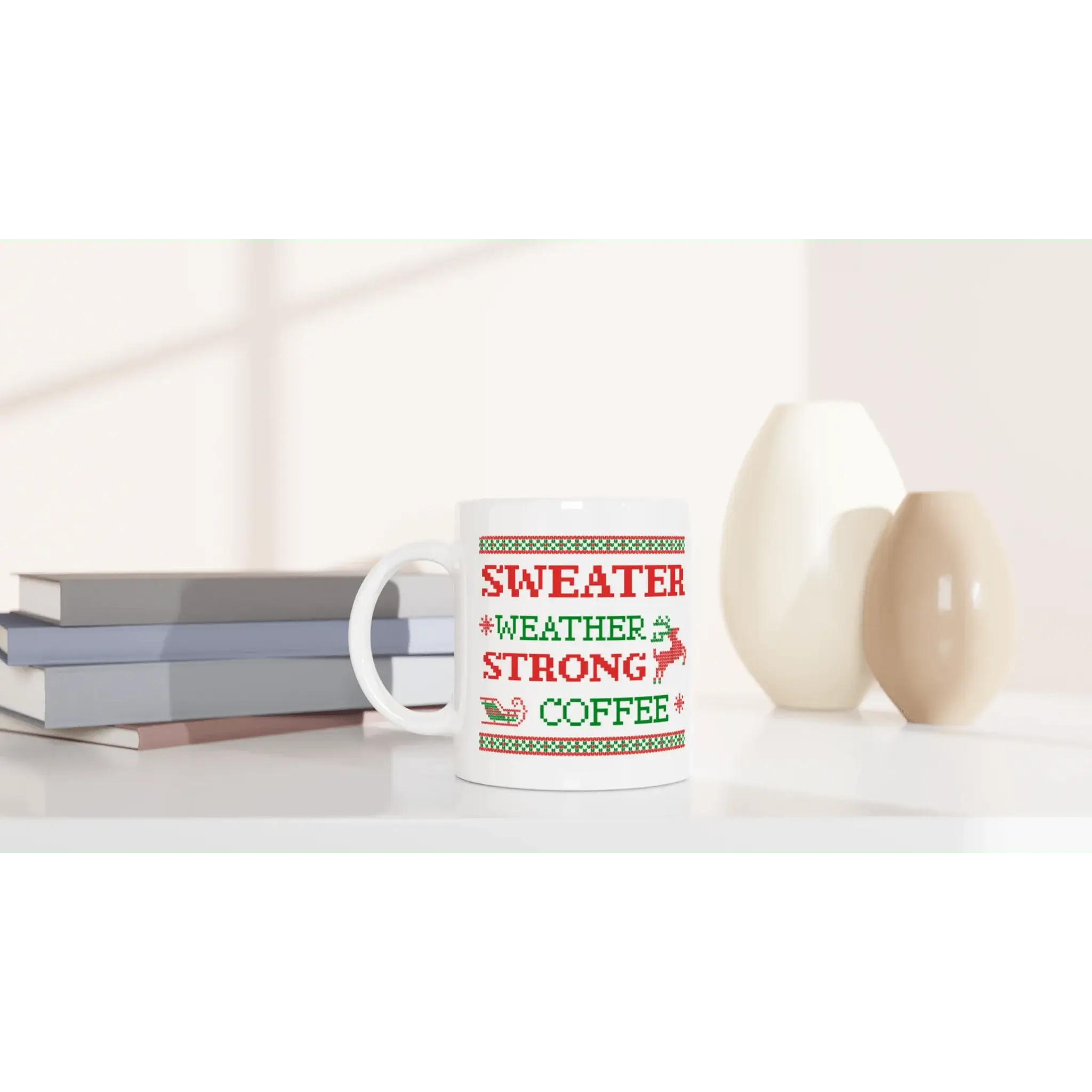 White 11oz Ceramic Mug - Mood In A Mug