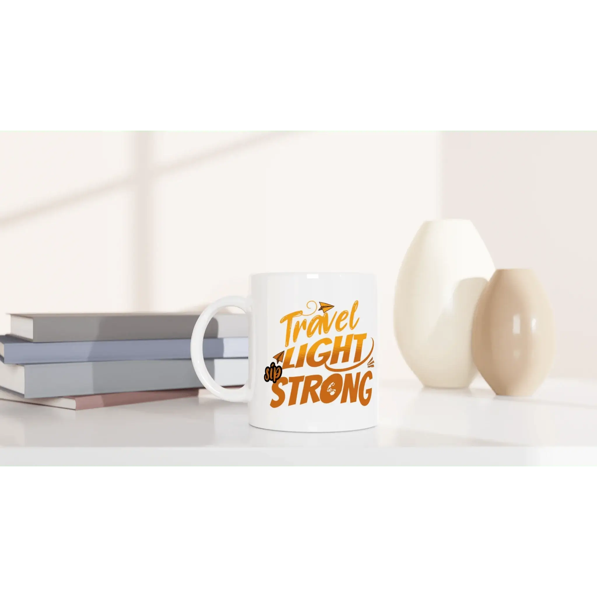 White 11oz Ceramic Mug - Mood In A Mug