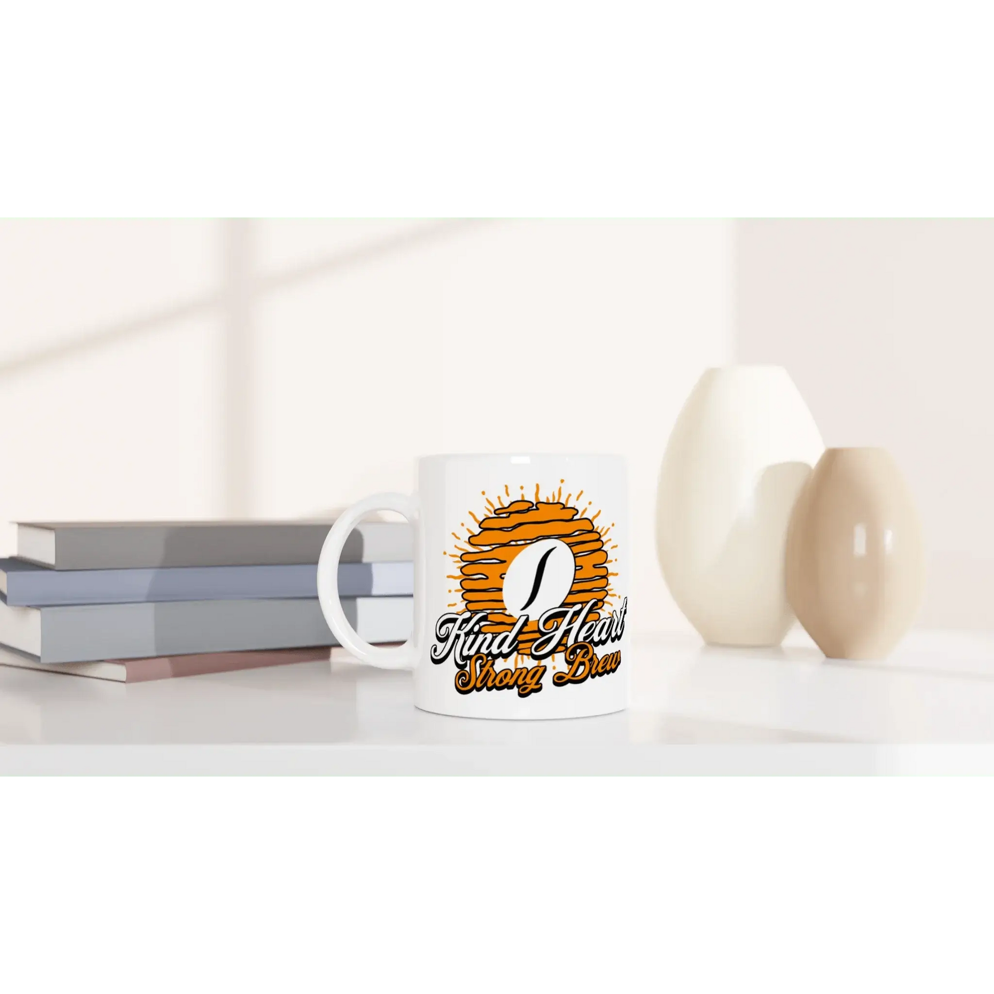 White 11oz Ceramic Mug - Mood In A Mug