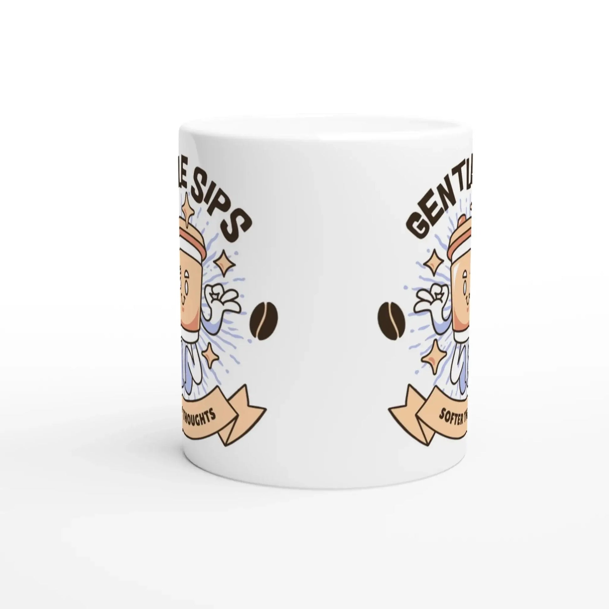 White 11oz Ceramic Mug - Mood In A Mug