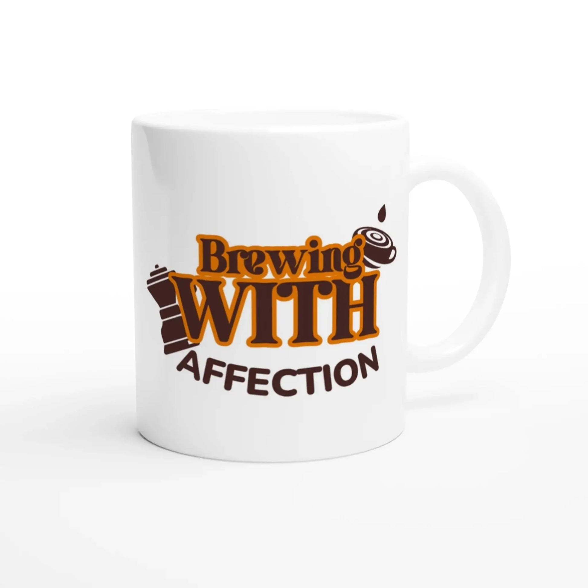 White 11oz Ceramic Mug - Mood In A Mug