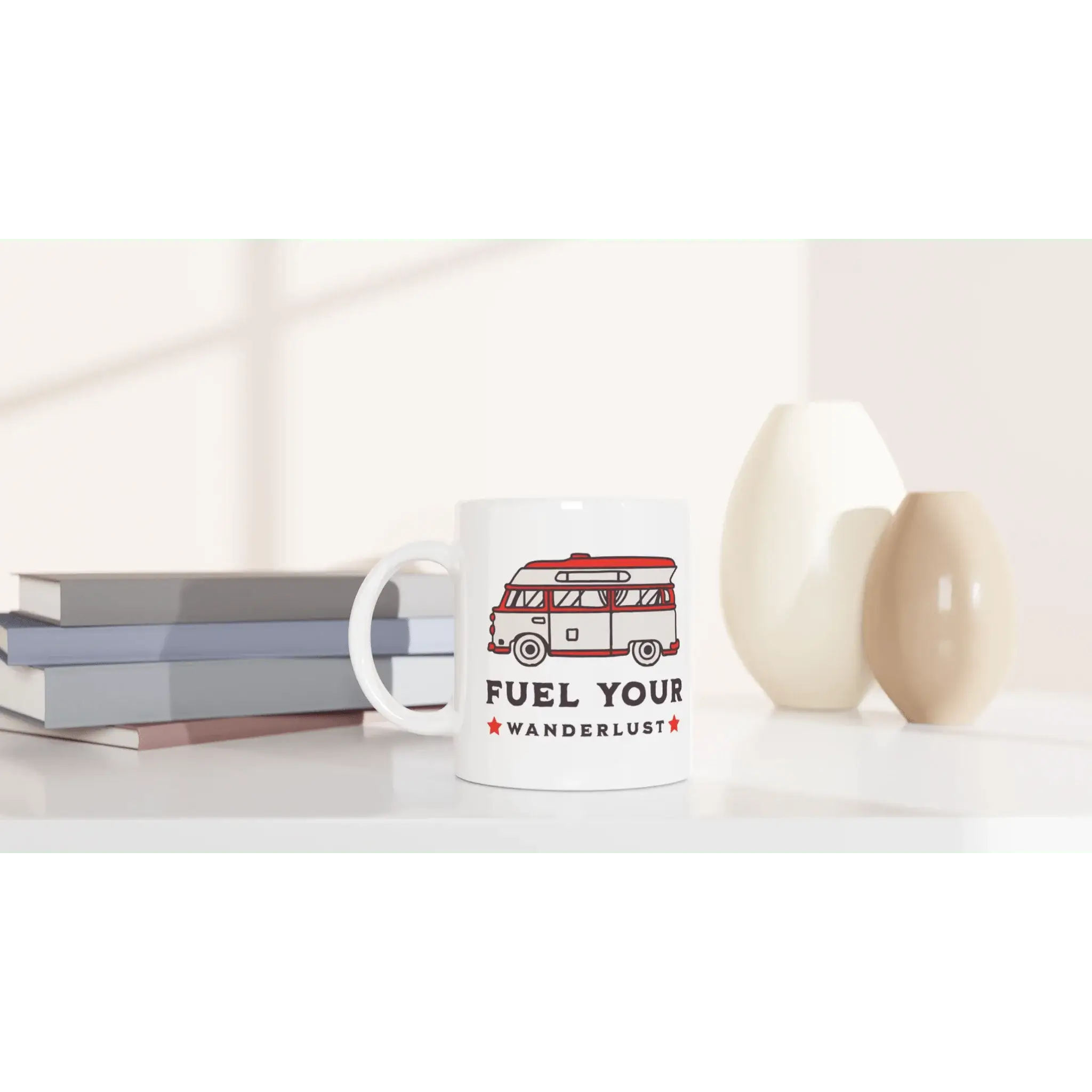 White 11oz Ceramic Mug - Mood In A Mug