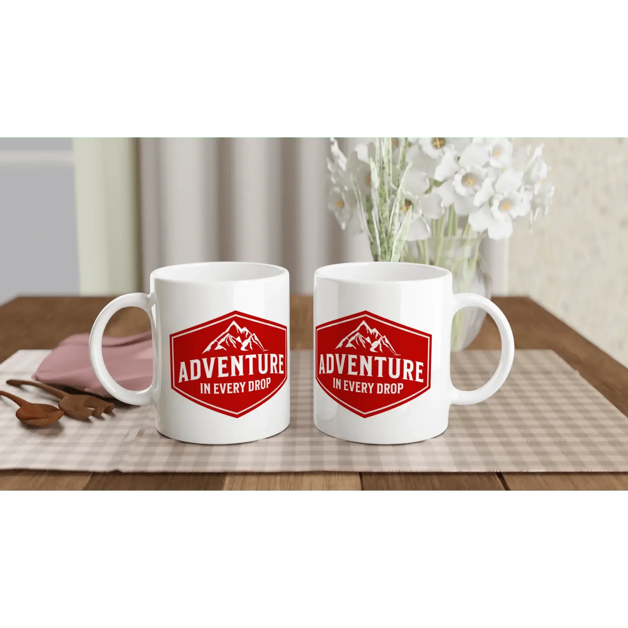 White 11oz Ceramic Mug - Mood In A Mug