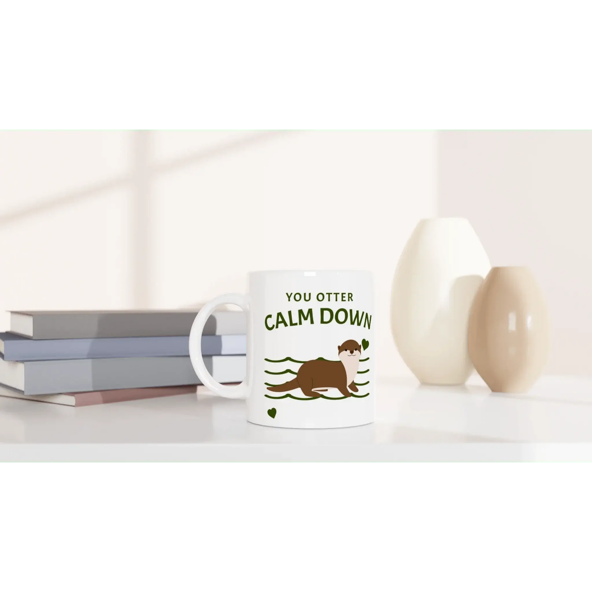 White 11oz Ceramic Mug - Mood In A Mug
