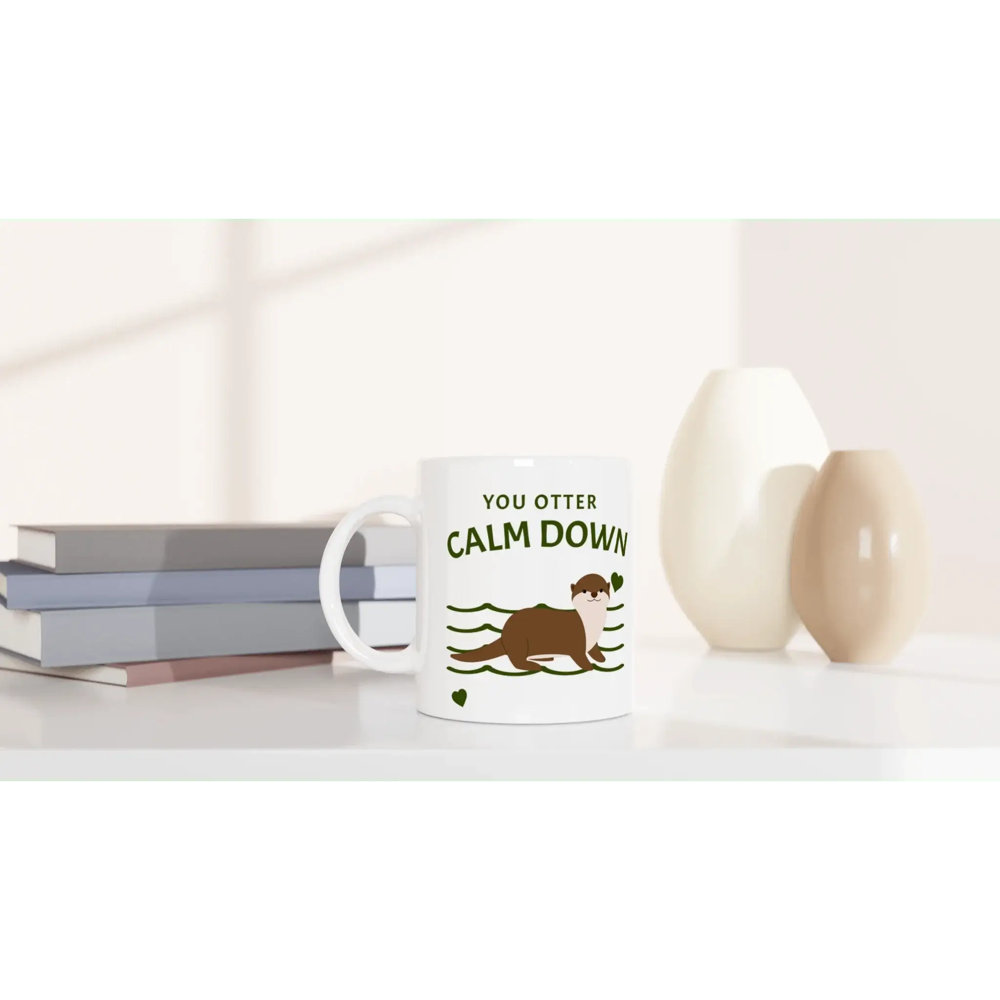 White 11oz Ceramic Mug - Mood In A Mug