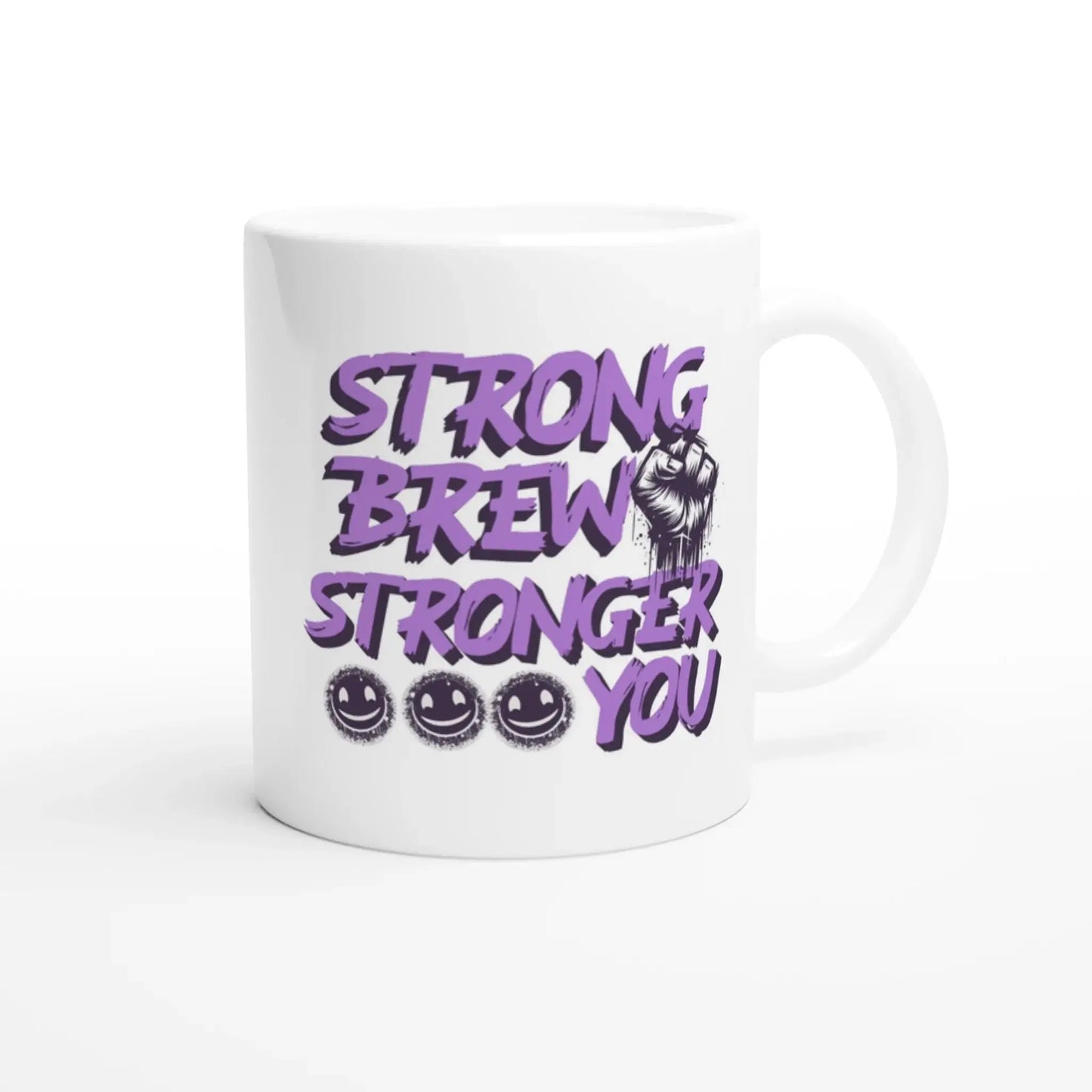 White 11oz Ceramic Mug - Mood In A Mug