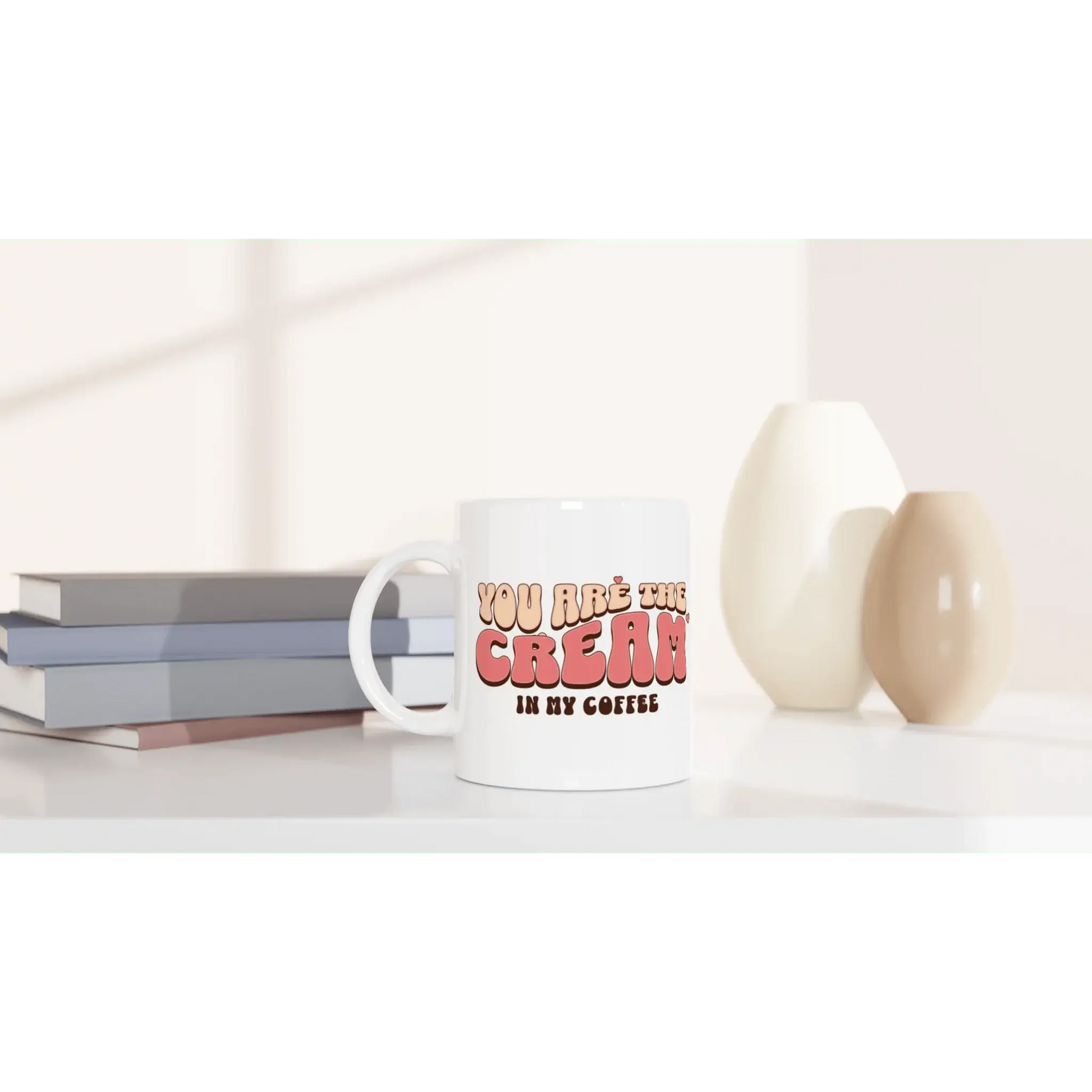 White 11oz Ceramic Mug - Mood In A Mug