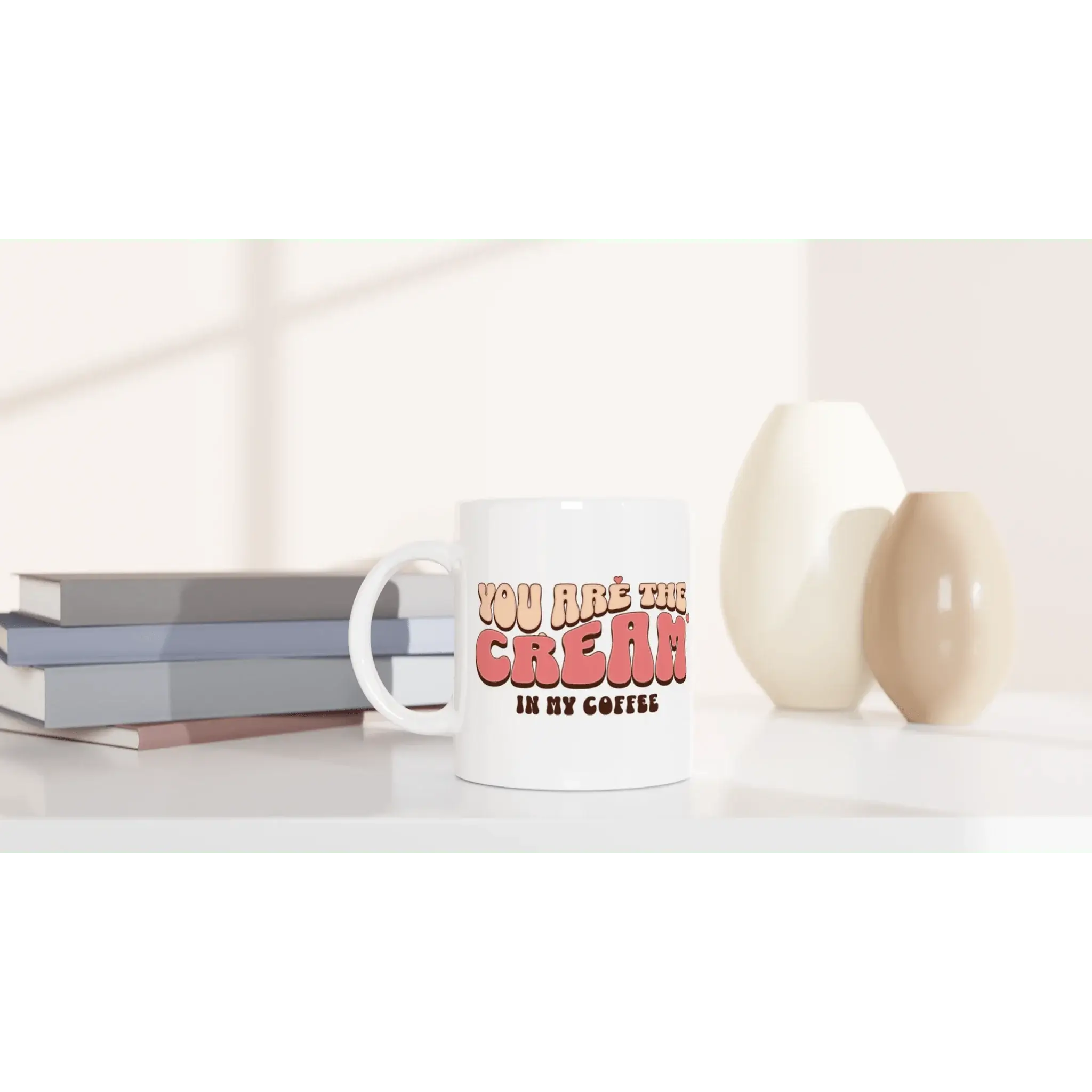 White 11oz Ceramic Mug - Mood In A Mug