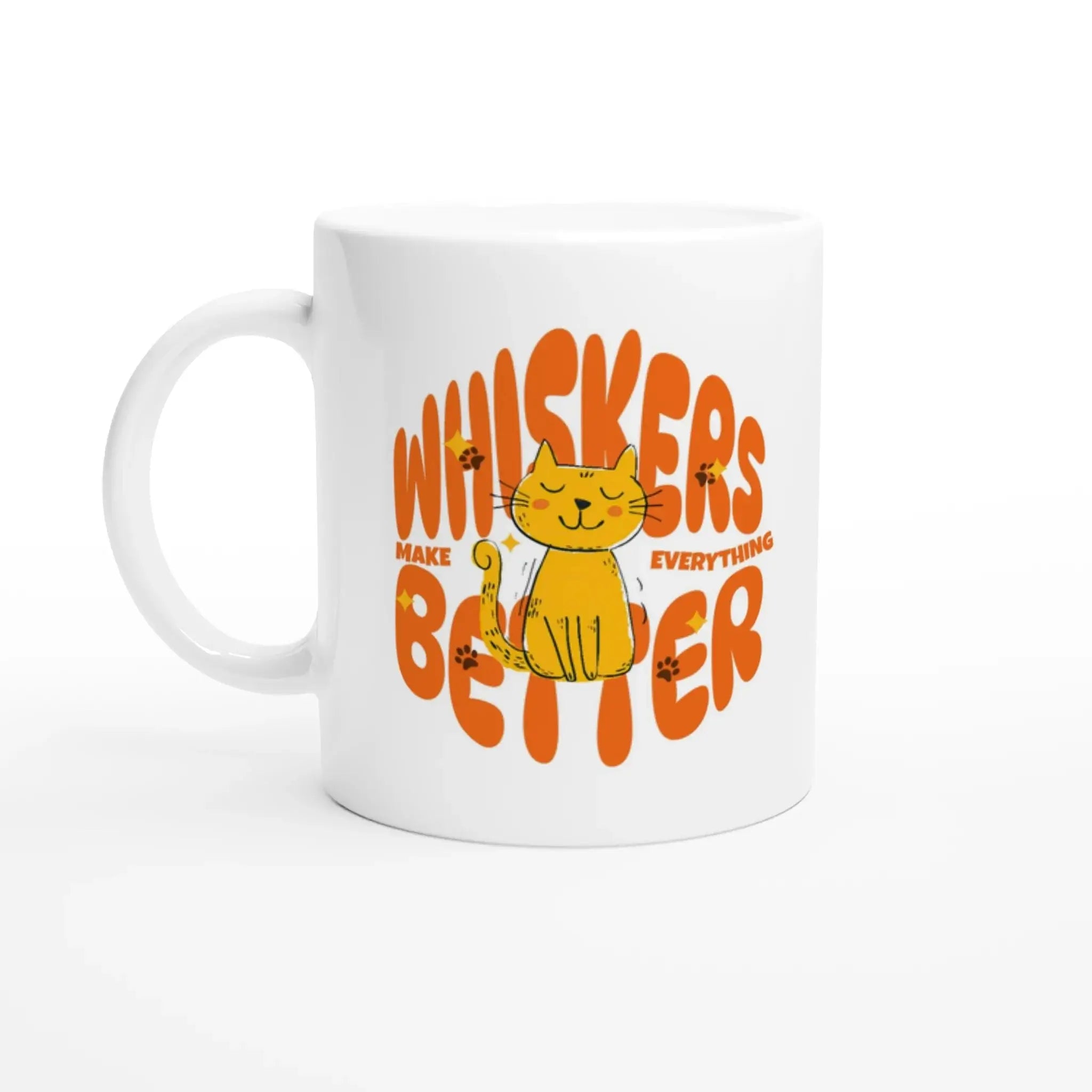 White 11oz Ceramic Mug - Mood In A Mug