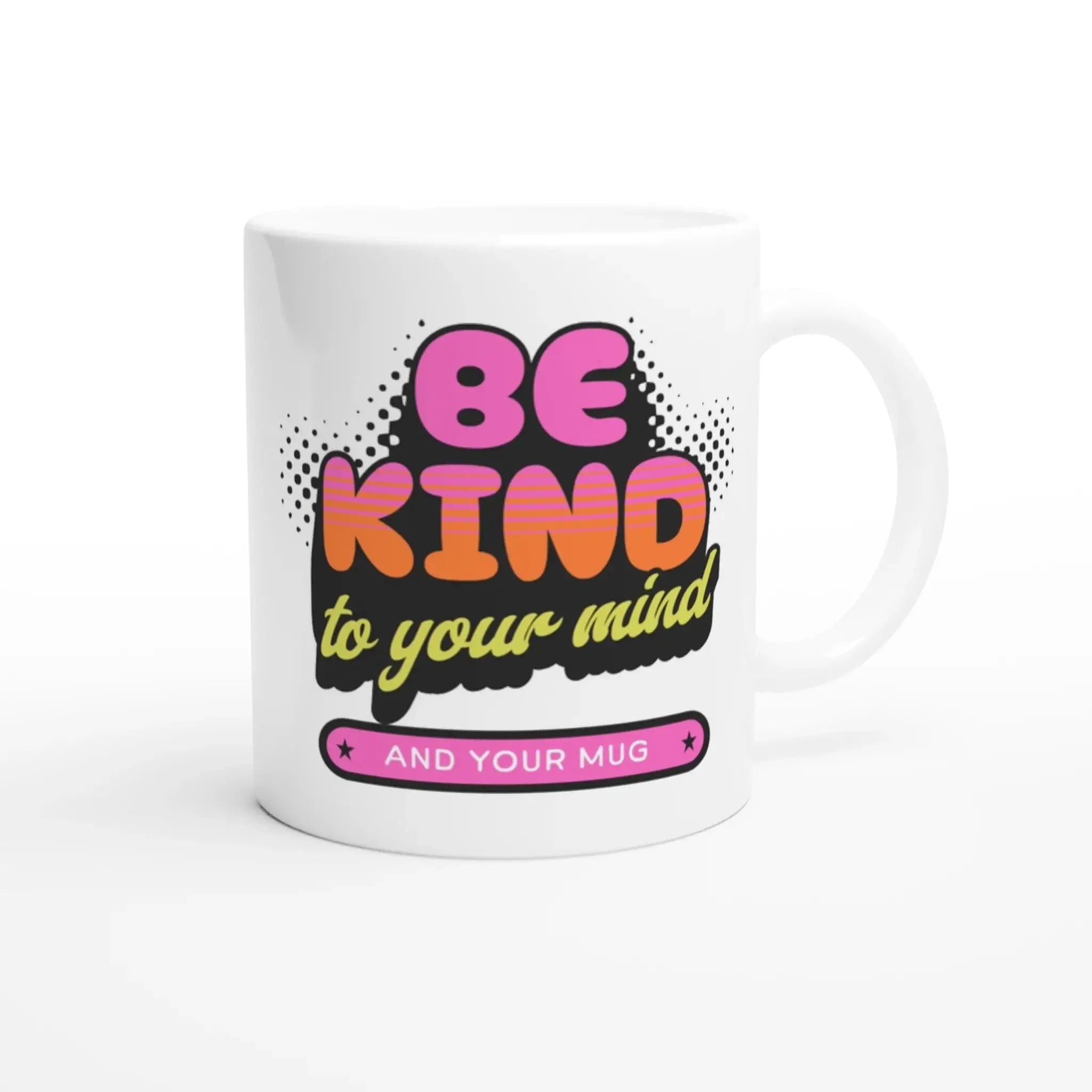White 11oz Ceramic Mug - Mood In A Mug