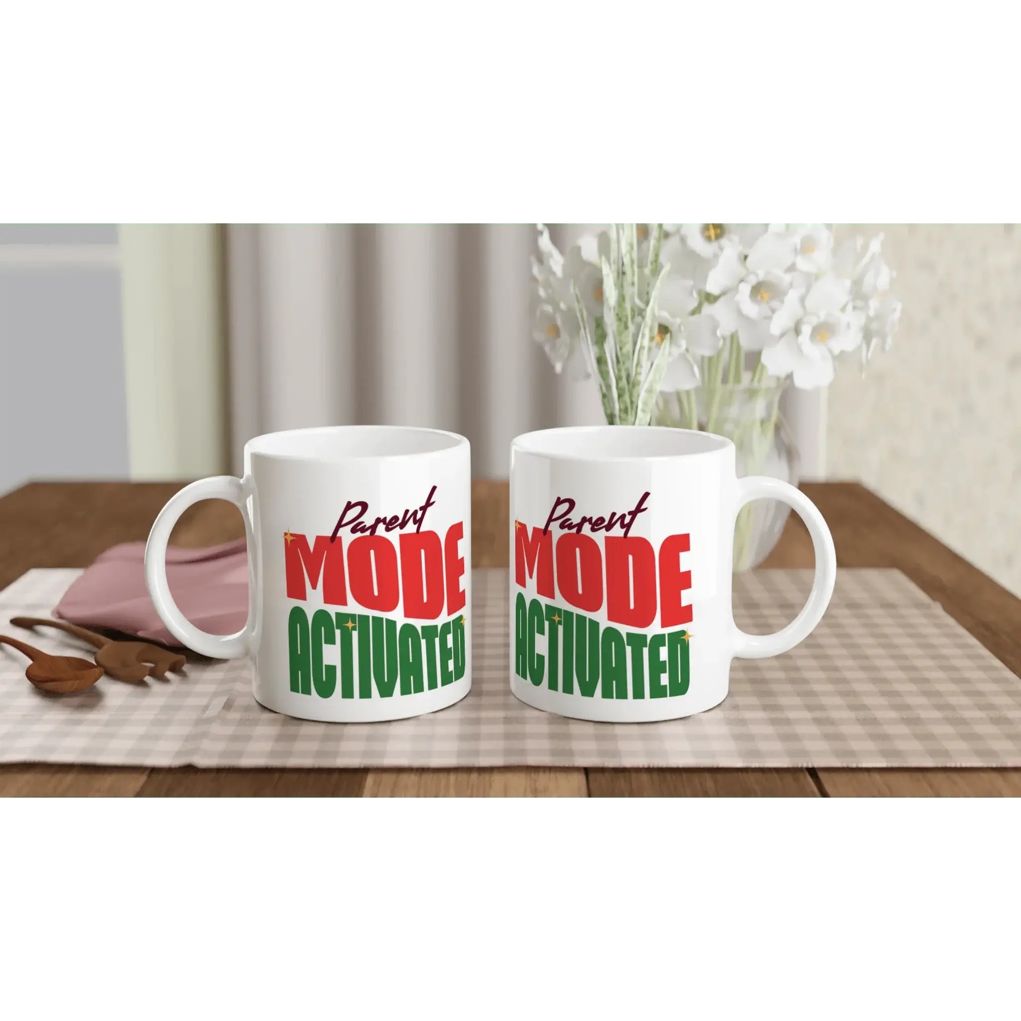 White 11oz Ceramic Mug - Mood In A Mug