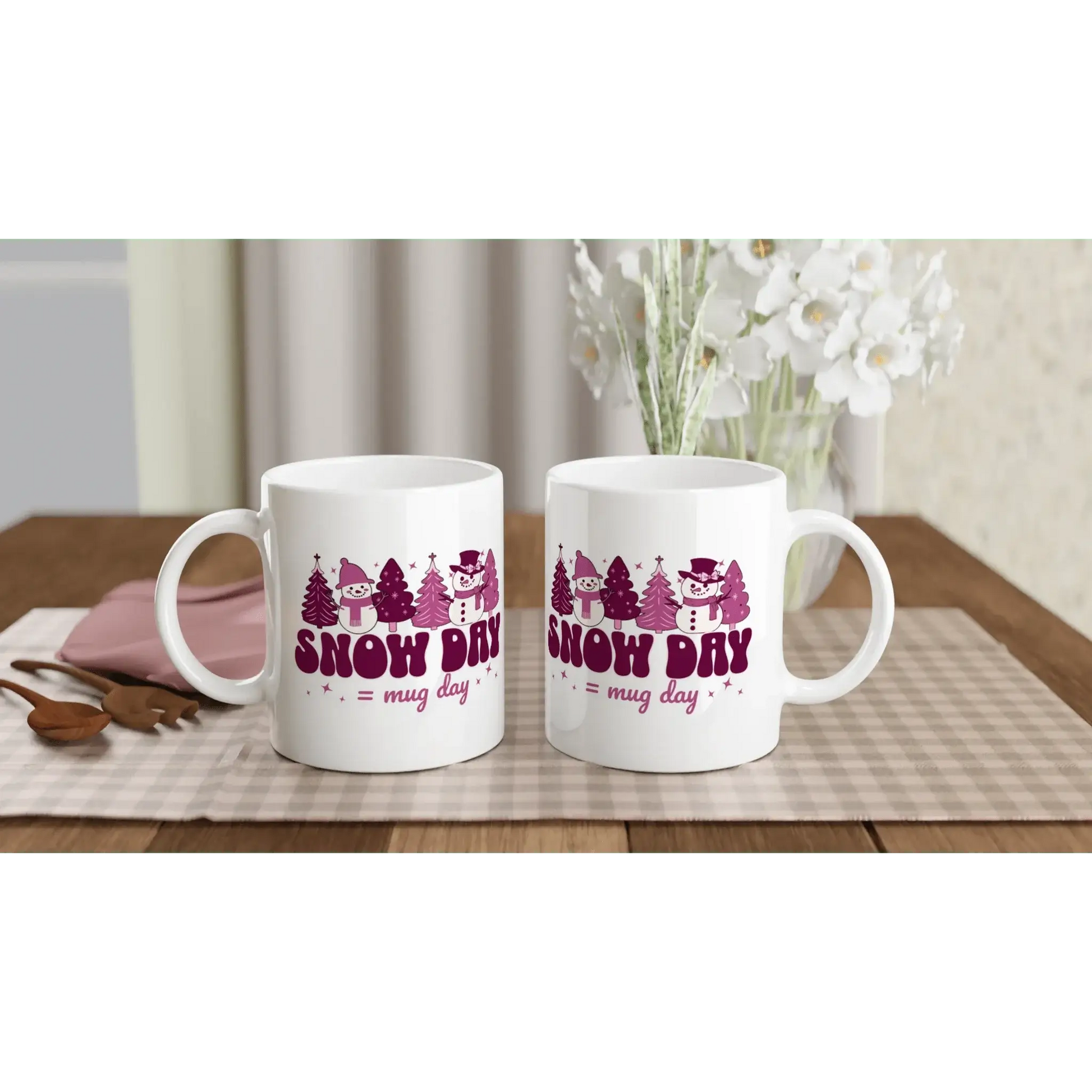 White 11oz Ceramic Mug - Mood In A Mug