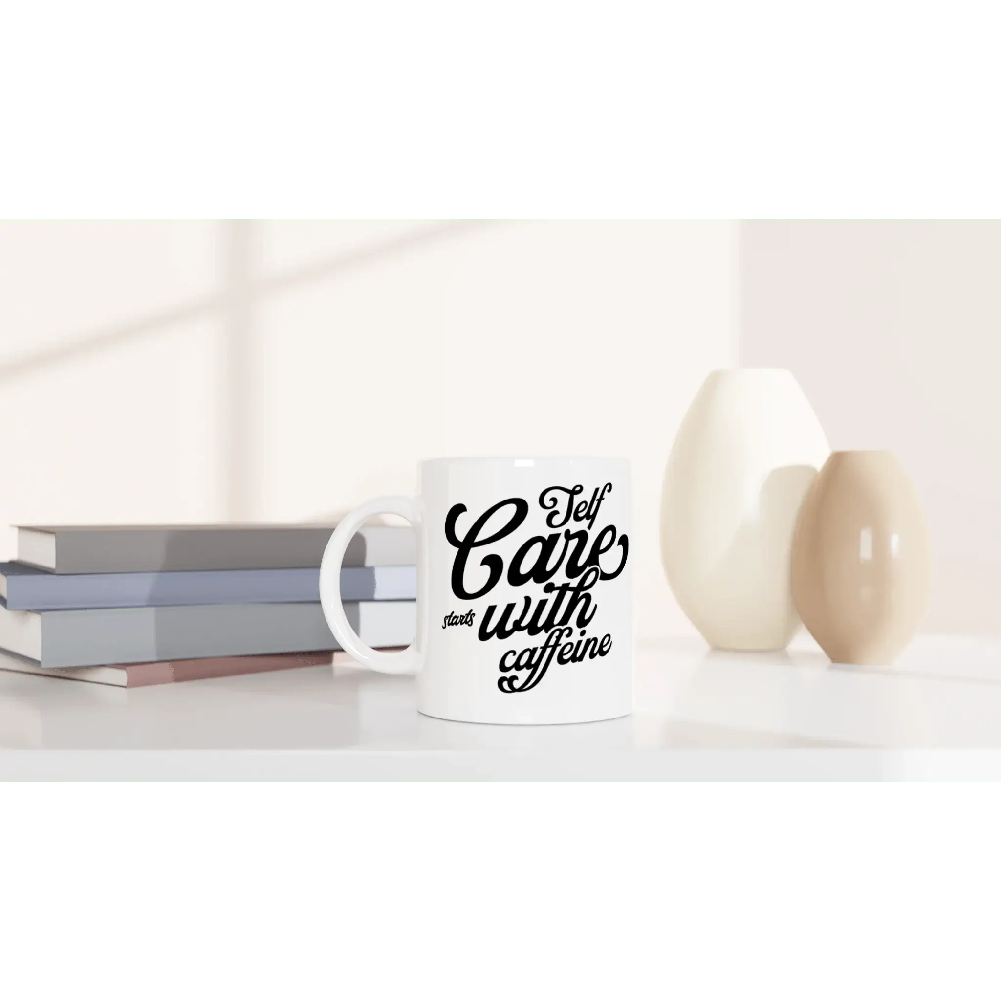White 11oz Ceramic Mug - Mood In A Mug